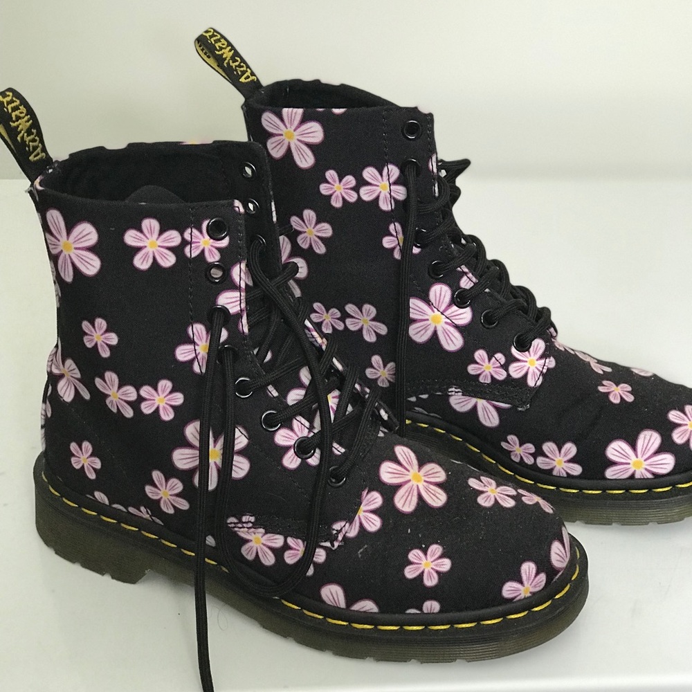 floral doc martens